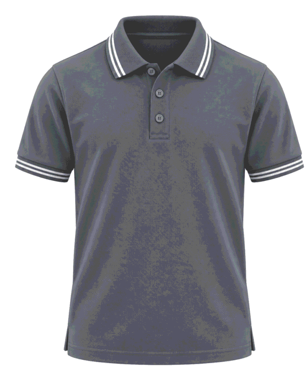 Premium School Uniform Polo T-Shirt – Grey